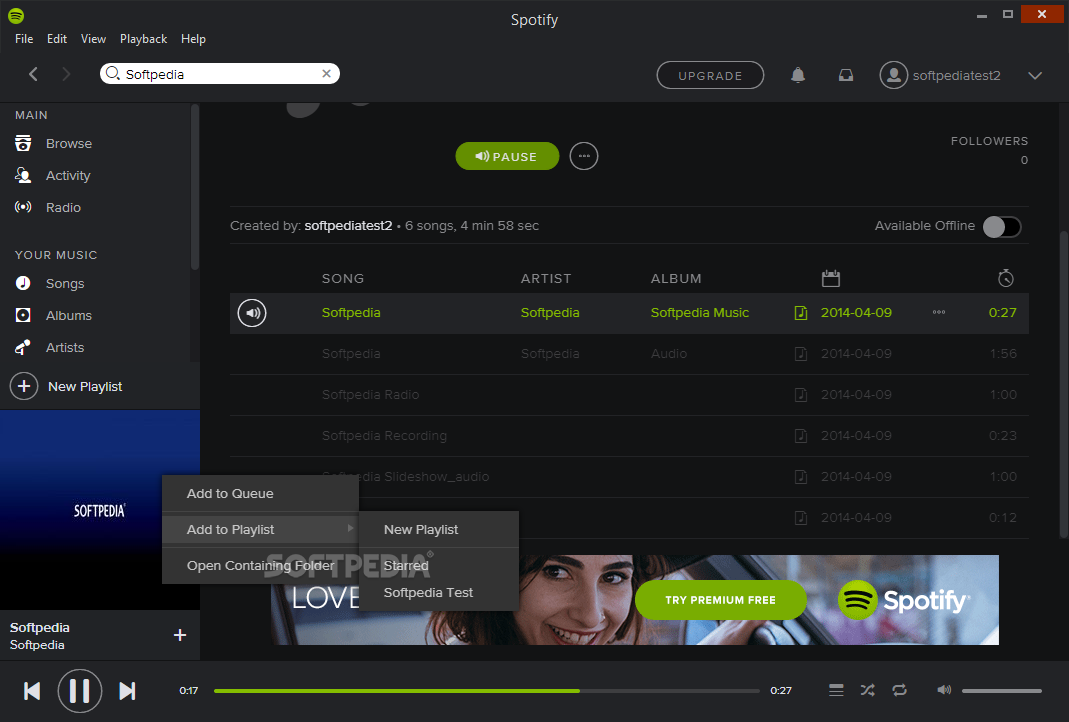 Spotify 1.2.17.834 for apple download