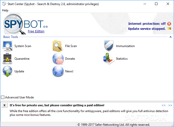 spybot search and destroy windows 10 review