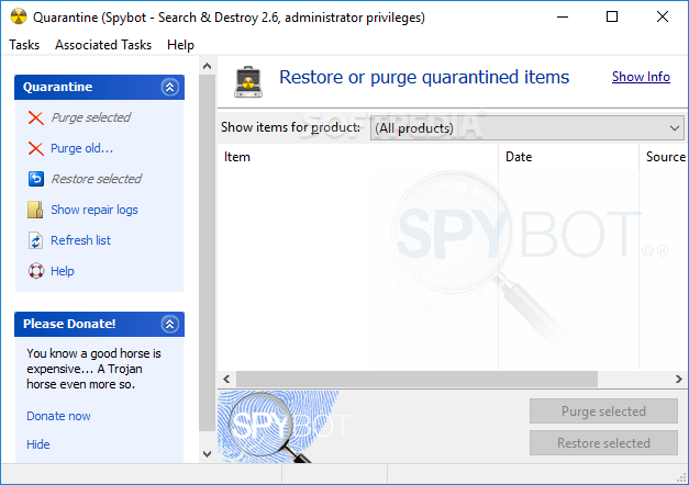 spybot search destroy windows freeware