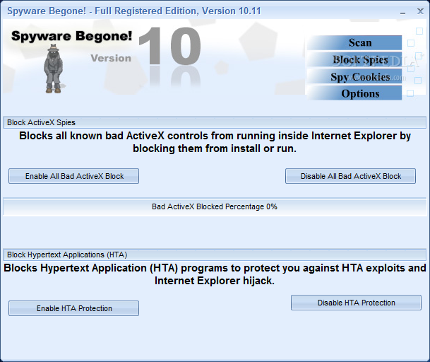 Download Spyware Begone