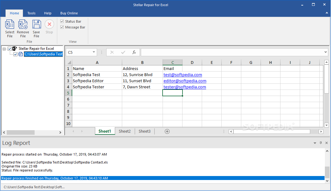 instal Starus Excel Recovery 4.6