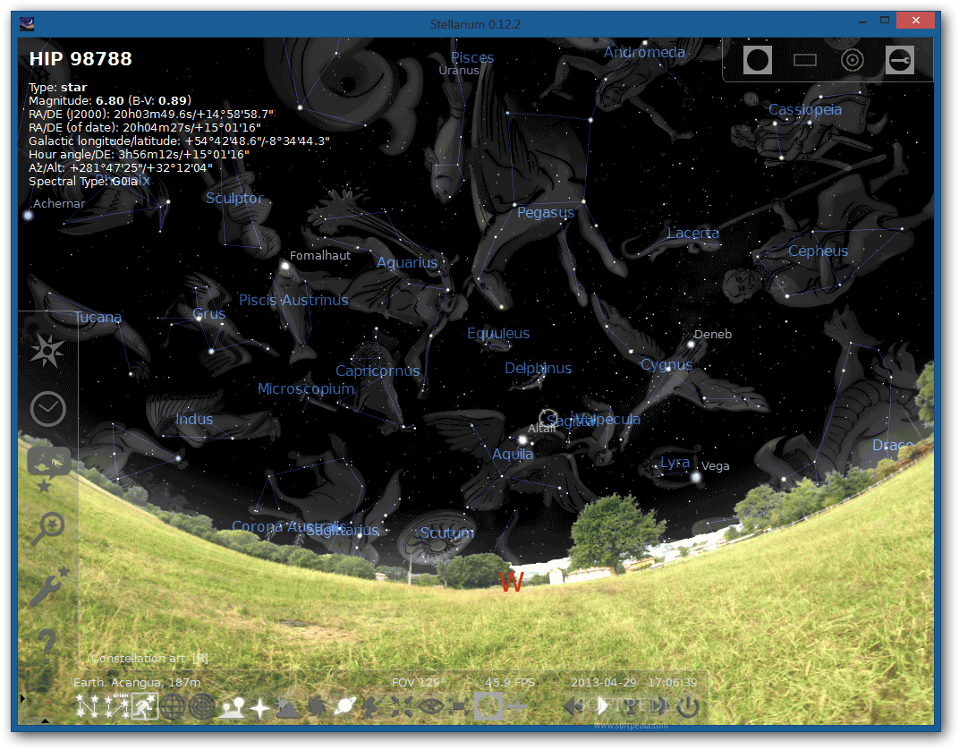 stellarium planetarium projector