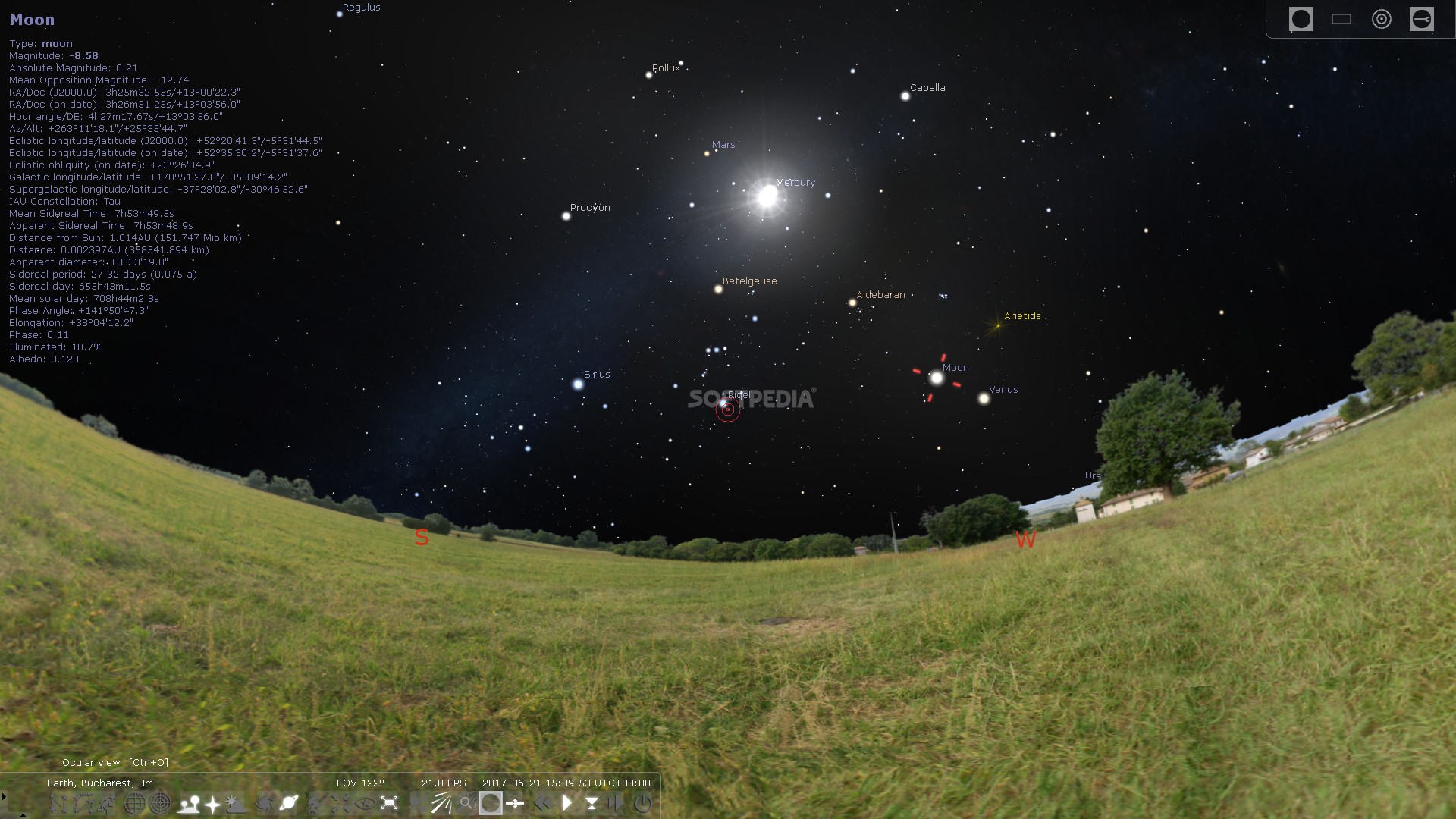 Free Planetarium App Stellarium 0.13.1 Released [Ubuntu 