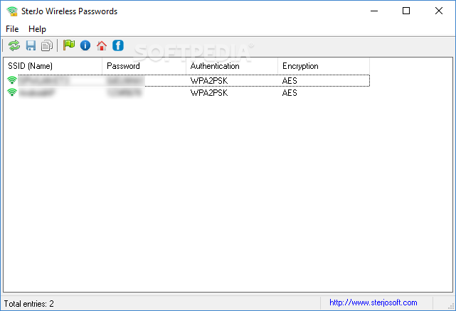 SterJo Wireless Passwords screenshot #0