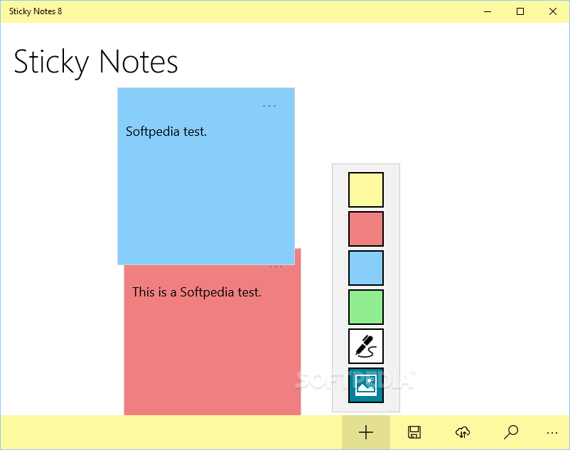 windows desktop sticky notes