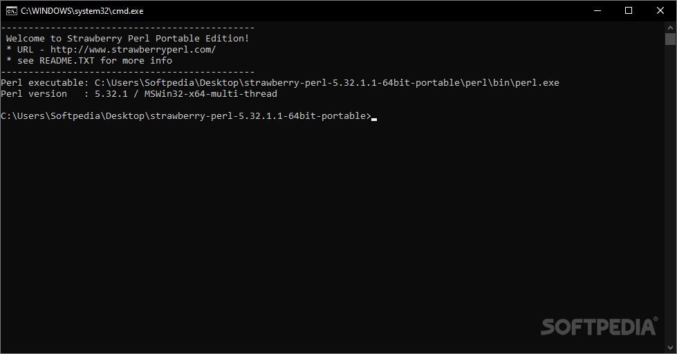 Strawberry Perl Portable screenshot #0
