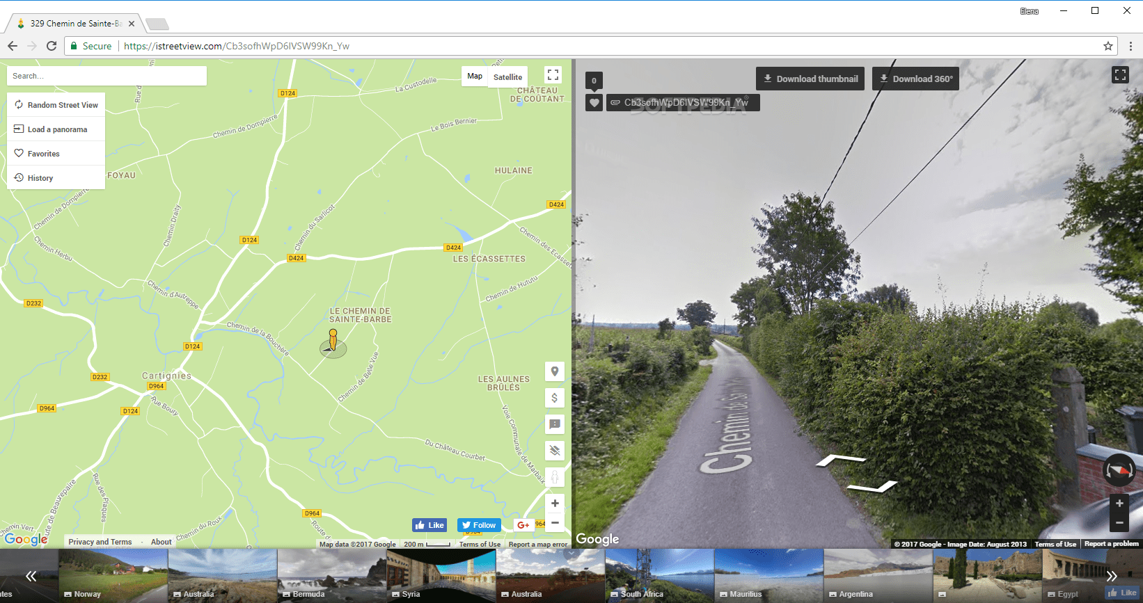 instant street view map