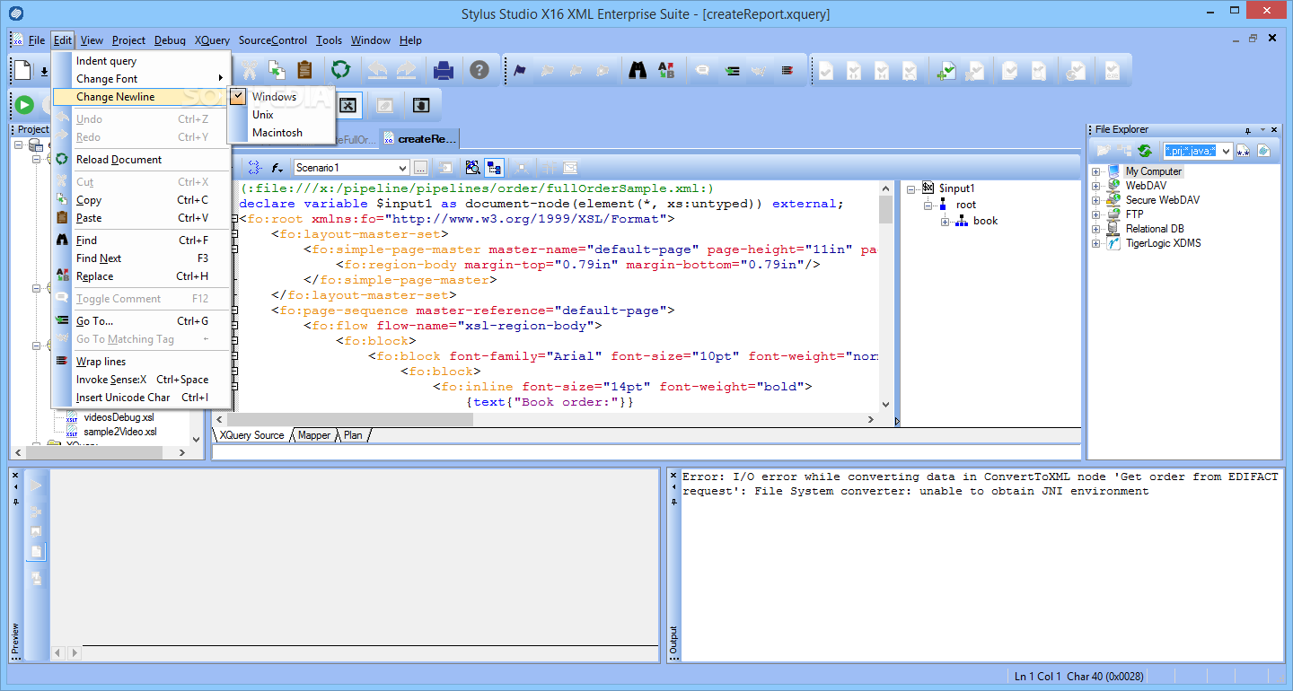 Stylus Studio XML Enterprise Edition screenshot #2