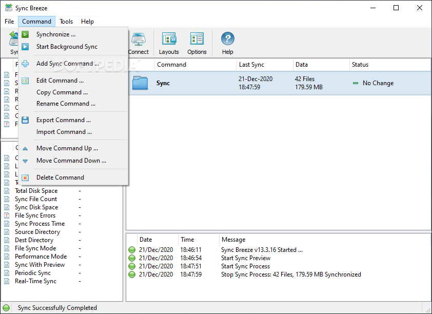 Sync Breeze Ultimate 15.4.32 instaling