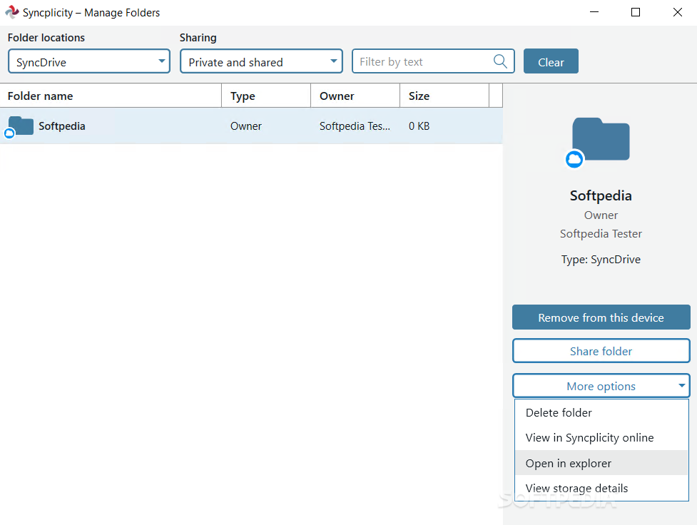 Syncplicity screenshot #1