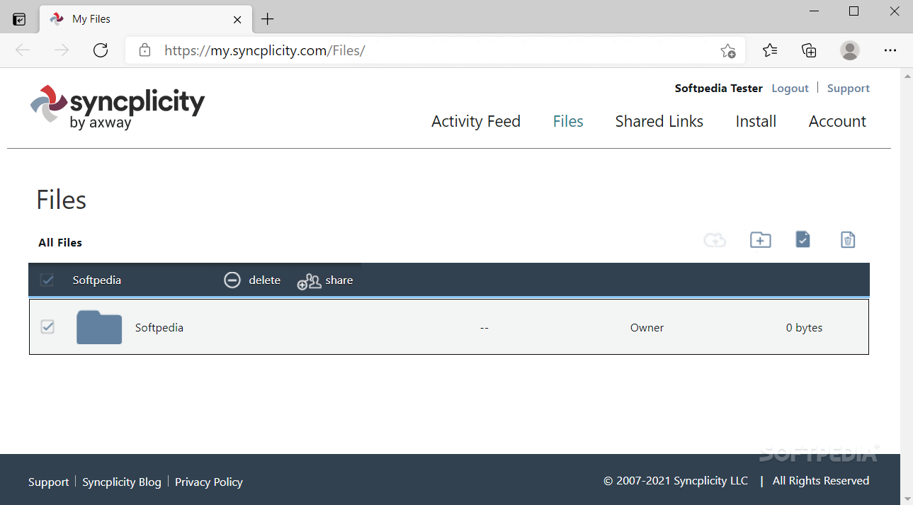 Syncplicity screenshot #3