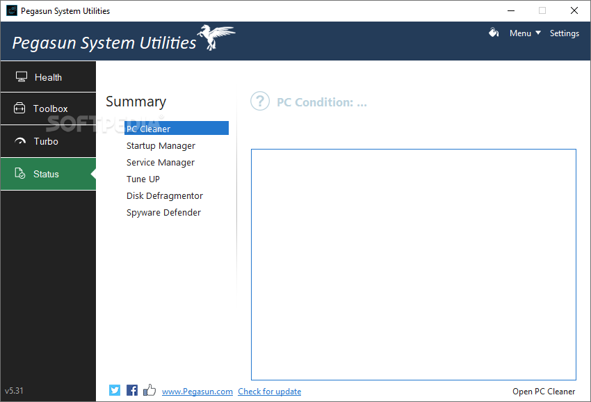 Pegasun System Utilities screenshot #4