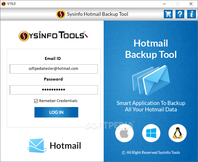 hotmail backup for mac