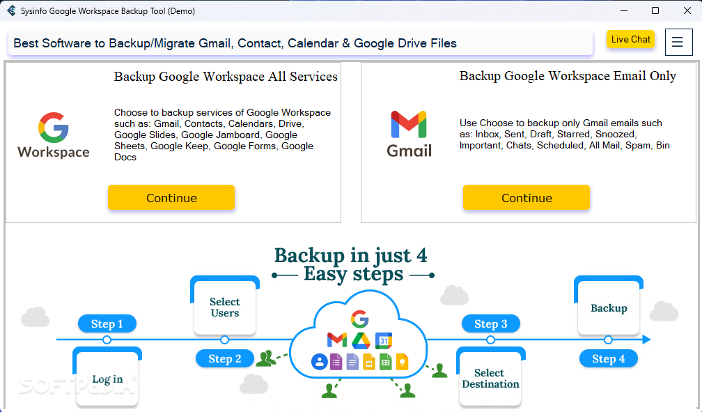 Download SysInfoTools Google Workspace Backup Tool Free