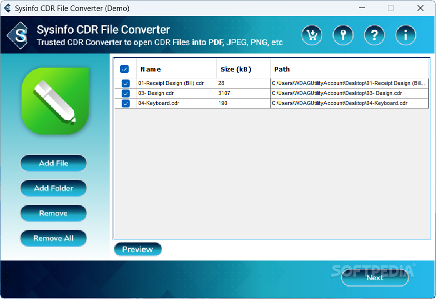 Download Download Sysinfo CDR Converter 22.11 Free