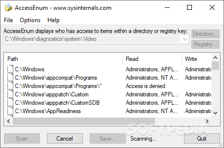 sysinternals suite security task context