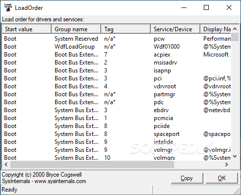 sysinternals suite security task context