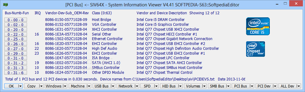 free download SIV 5.74 (System Information Viewer)
