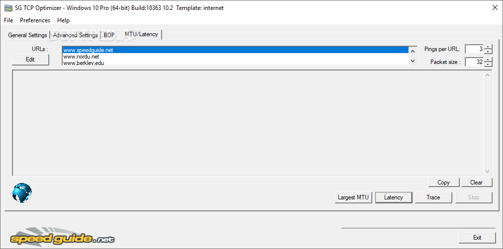 TCP Optimizer screenshot #3