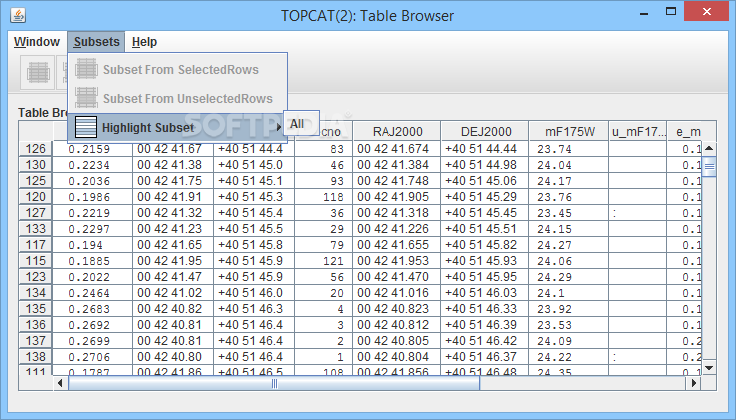 Topcat Aircraft Database Update