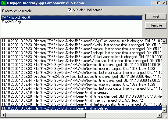 TOxygenDirectorySpy Component 1.7 Support FMX Win32