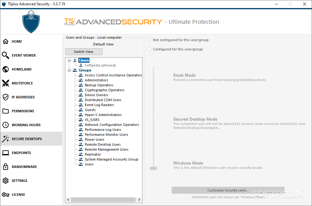 TSplus Advanced Security screenshot #5