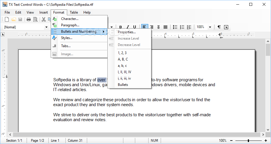 TX Text Control .NET for Windows Forms Express screenshot #5
