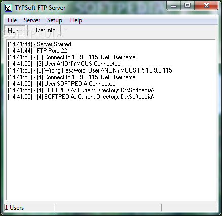 typsoft ftp server 1.10