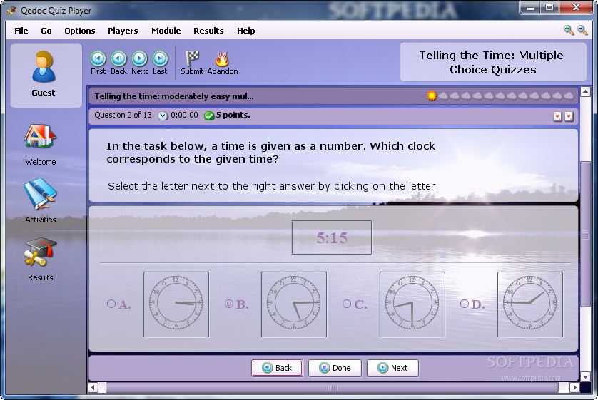 mac software for multiple choice questions
