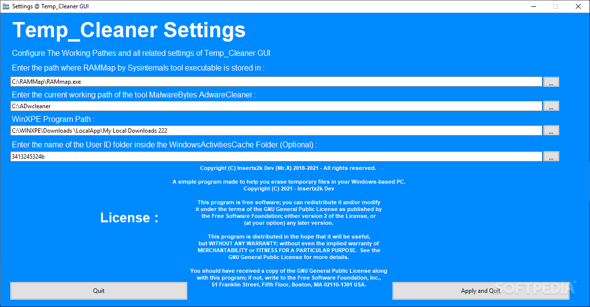 Temp_Cleaner GUI Project screenshot #2
