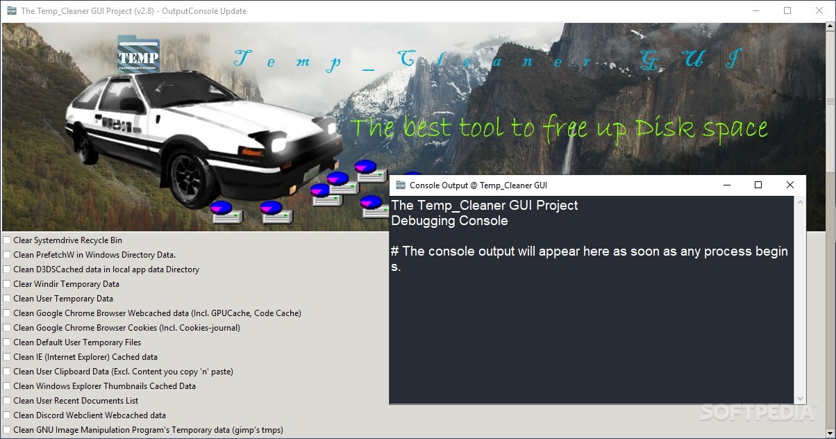 Temp_Cleaner GUI Project screenshot #0