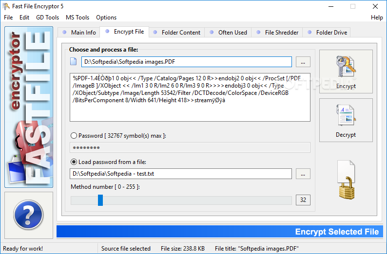 free downloads Fast File Encryptor 11.5