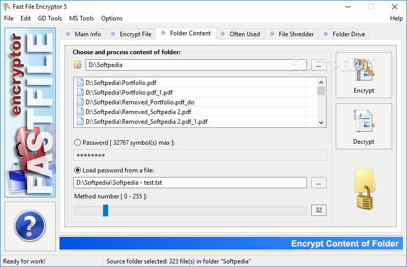 Fast File Encryptor screenshot #2