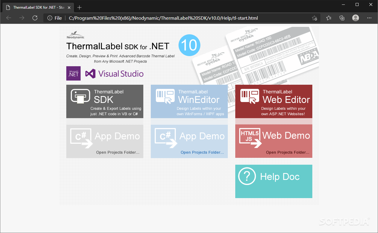 ThermalLabel SDK for .NET screenshot #0