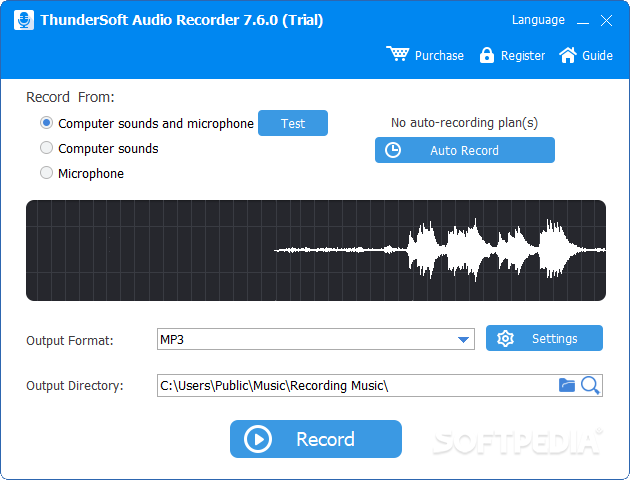 Thundersoft Audio Editor Deluxe screenshot #1