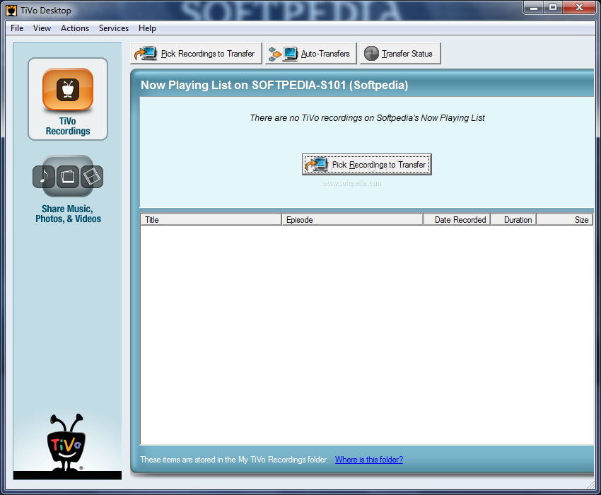 download tivo desktop for pc