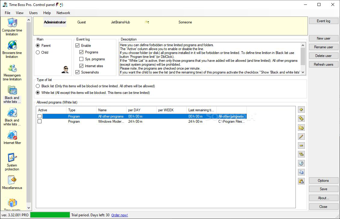 download the new for windows Time Boss Pro 3.36.005