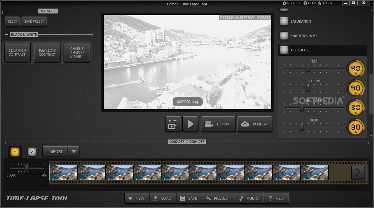 time lapse tool export how to export to iphone