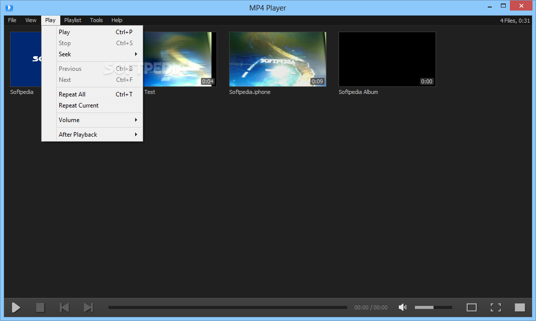 mp4 video player download repeat play