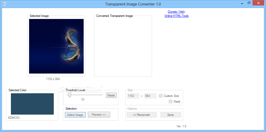 invisible background converter