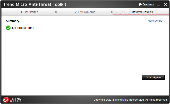 Trend Micro Anti-Threat Toolkit screenshot #3
