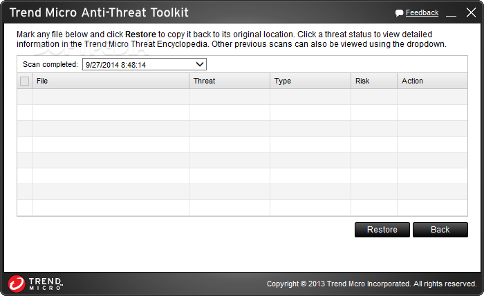 Trend Micro Anti-Threat Toolkit screenshot #4
