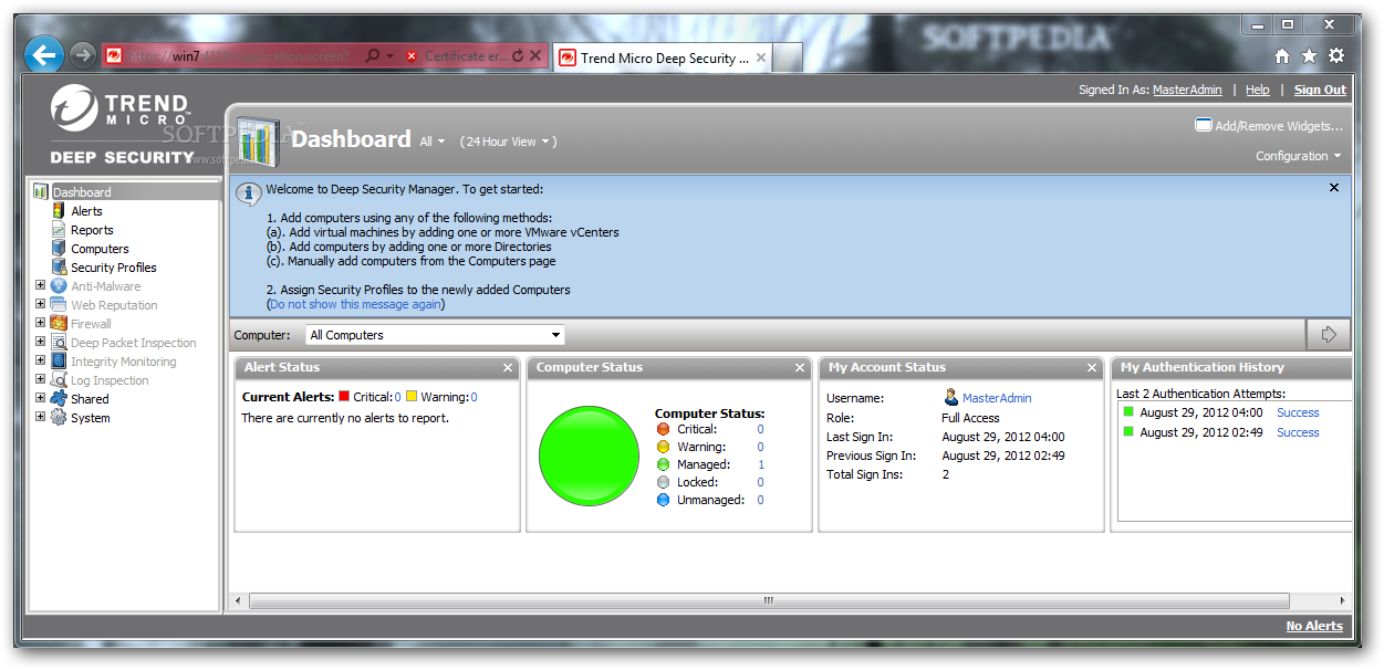 trend micro worryfree business security update server