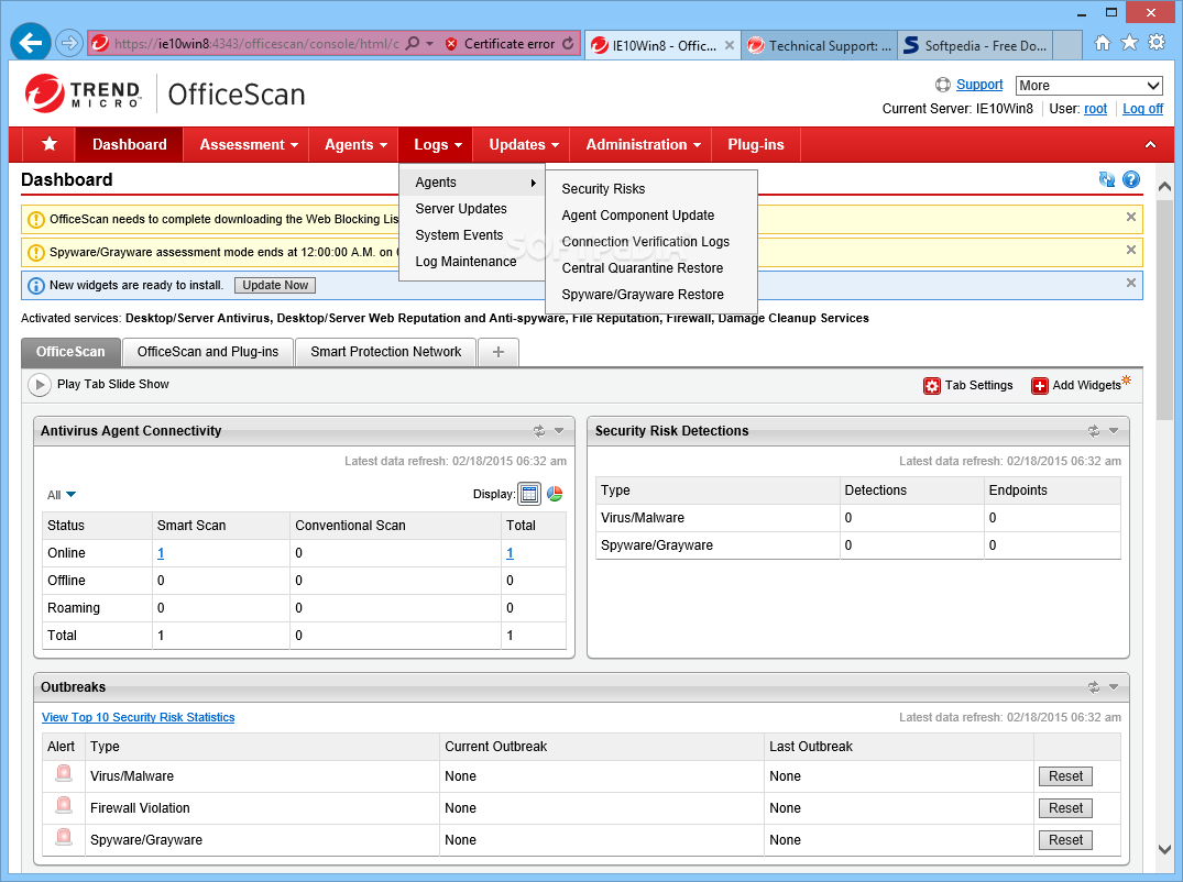 how to update trend micro officescan