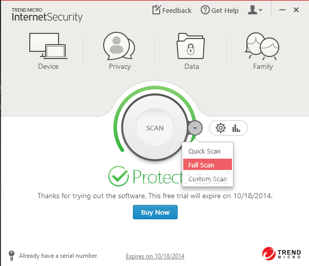 trend micro security update for your new version of osx