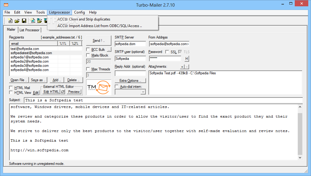 turbo mailer 2.7.10 window 7