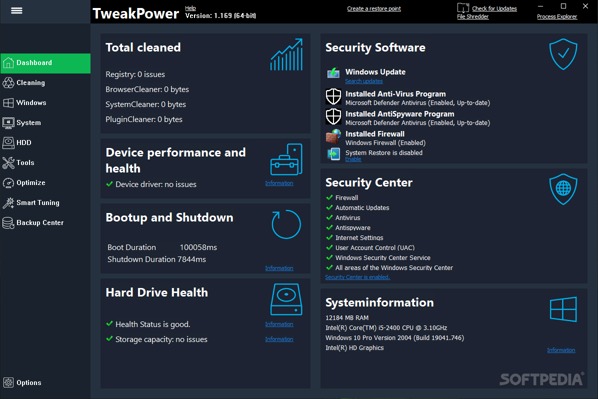 TweakPower screenshot #0