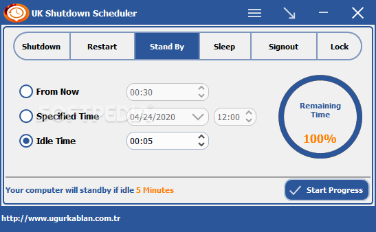 UK Shutdown Scheduler screenshot #1