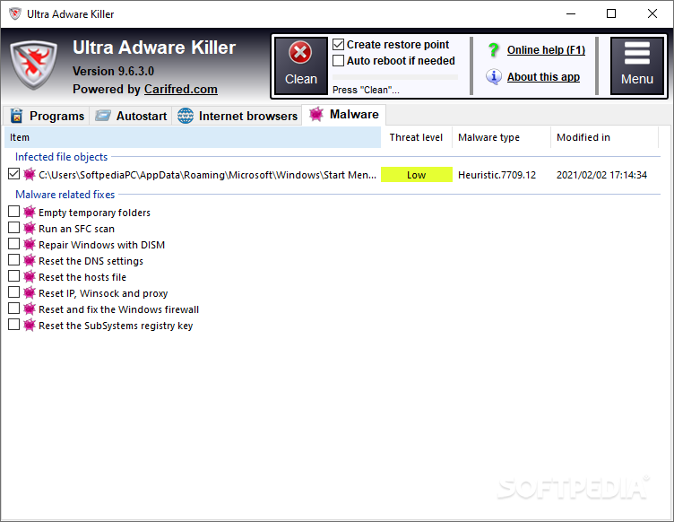 instaling Ultra Adware Killer Pro 10.7.9.1