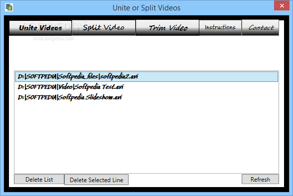 Download Unite or Split Videos